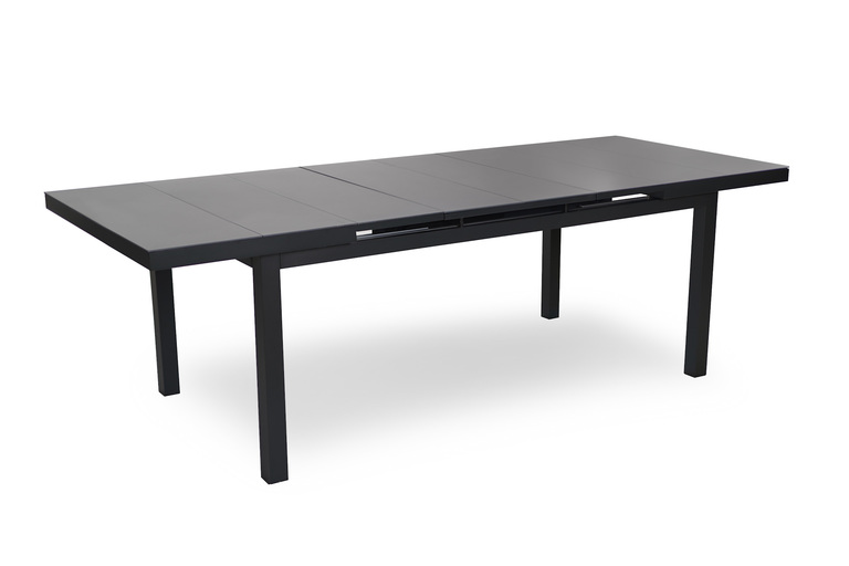 Zestawy ogrodowe - Zestaw ogrodowy PREMIUM, stół BOSTON z krzesłami BARCELONA 12 osobowy, 100 procent aluminium SZKŁO HARTOWANE (6)