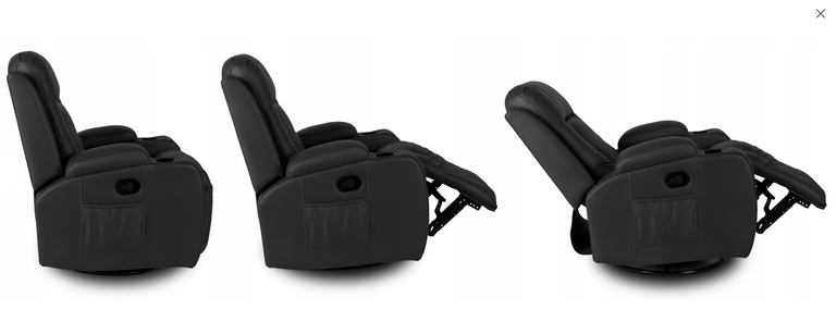 Fotele masujące - Fotel masujący TEDDY Rozkładany (5)