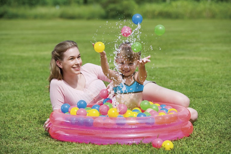 Baseny i materace - Basenik Brodzik Dmuchany z Piłeczkami 50 Sztuk 91cm x 20cm Bestway  (9)