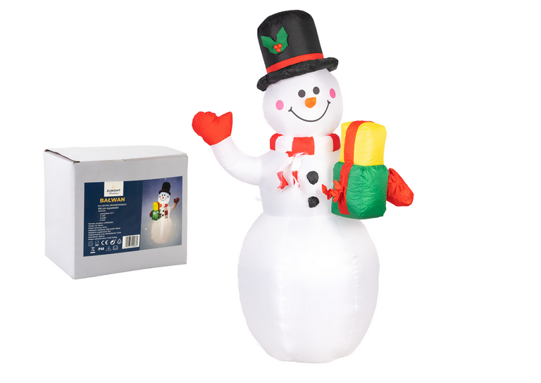 Boże Narodzenie - Dekoracja Dmuchana LED Bałwan 150cm (2)