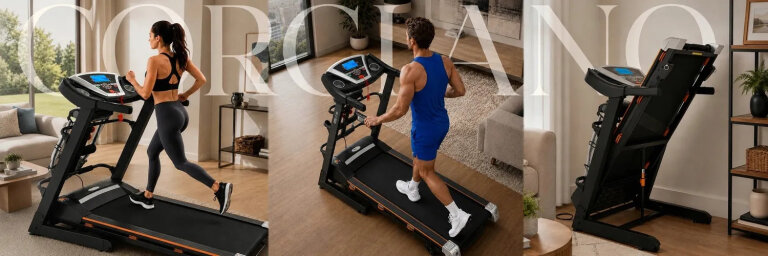 Bieżnie elektryczne - Bieżnia Elektryczna Domowa CORCIANO LAXE Składana Masażer 150KG 19KMH (29)