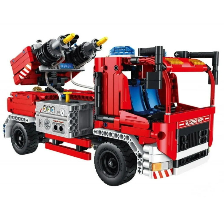  - Klocki TECHNIC 2w1 Wóz Strażacki 1288 elementów (7)