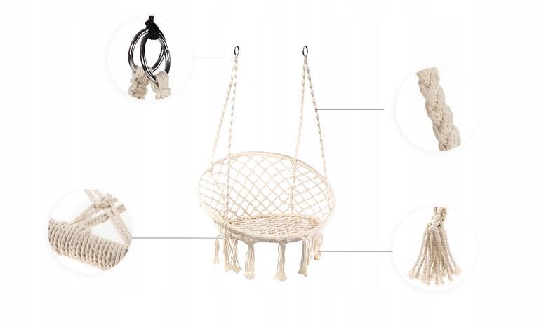 Dziecko - Huśtawka Ogrodowa Bocianie Gniazdo Fotel Pawełek Tobi Toys (7)