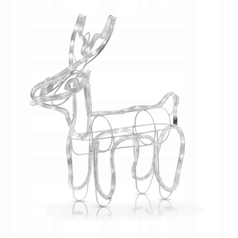 Ozdoby świąteczne - Ozdoba Świąteczna Renifer zew 96LED 45CM CH26 (2)