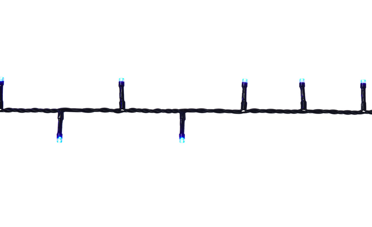 Boże Narodzenie - Lampki 400 LED 10% flash na rolce, dodatkowe gniazdo niebieskie  (4)