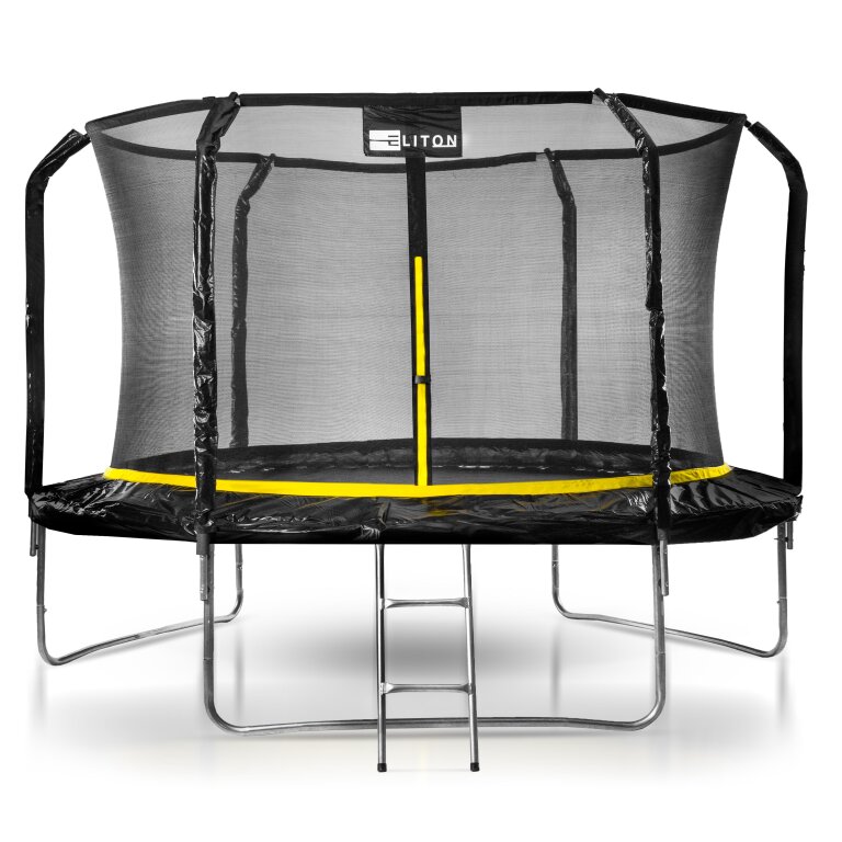 Trampoliny  - Trampolina Ogrodowa 10FT 312CM PREMIUM z siatką wewnętrzną i drabinką (12)