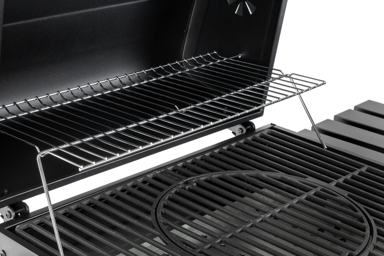 Grille - Grill ogrodowy węglowy ruszt żeliwny wózek Carbo - Angul (11)