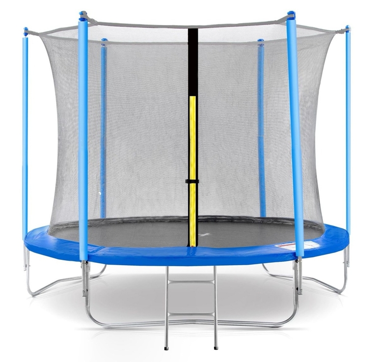 Trampoliny  - Trampolina 6FT 183CM Corciano z siatką wewnetrzną i drabinką (1)