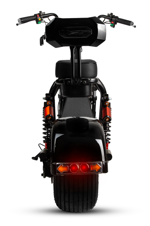 Skutery - Skuter elektryczny Hulajnoga czarna (2)