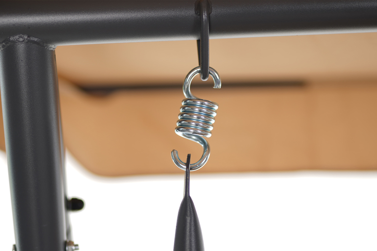 Huśtawki ogrodowe - Huśtawka ogrodowa 4 osobowa RELAX leżanka Bez (2)