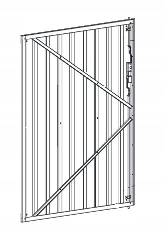 Domki / Garaże - Garaż, schowek na rowery 203 x 198 x 162 cm z uchwytami (12)