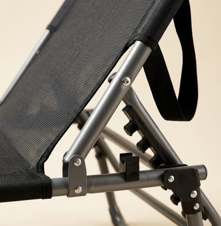 Leżaki ogrodowe - Leżak ogrodowy Osaka składany z daszkiem (6)