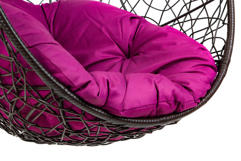 Fotele wiszące - Fotel wiszący Santa Fe stelaż kosz poduszka biskupi kolor (8)