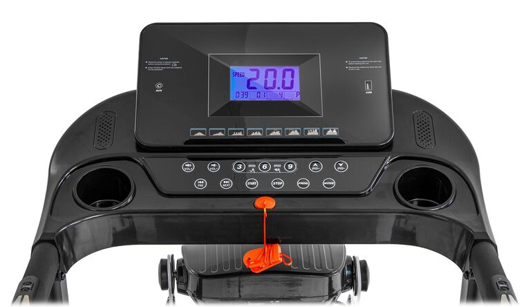 Bieżnie elektryczne - Bieżnia Elektryczna Vigo RS  z masażerem i hantlami AUTOMATYCZNY WZNOS APLIKACJE (6)