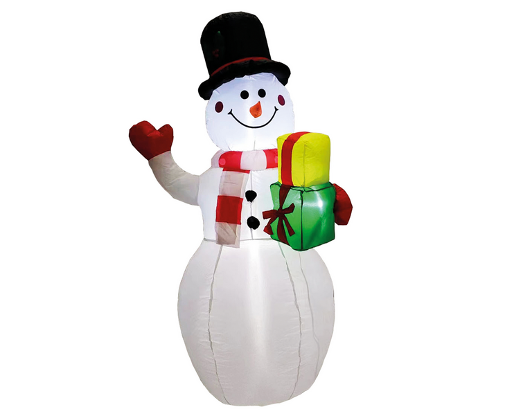 Boże Narodzenie - Dekoracja Dmuchana LED Bałwan 150cm (4)