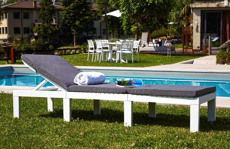 Leżaki ogrodowe - Leżak Plażowy Ogrodowy Haiti PROgarden Antracyt (7)