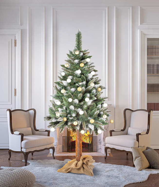 Choinki sztuczne - Sosna diamentowa sztuczna LUX na pniu 180 cm (4)