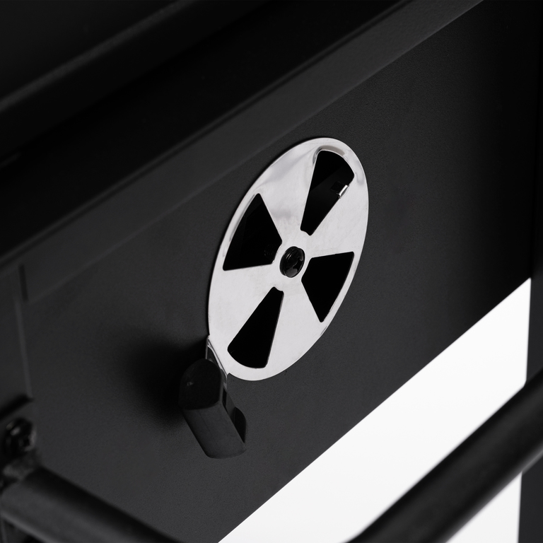 Grille - Grill ogrodowy węglowy ruszt żeliwny wózek ANGUL  SMART  (10)