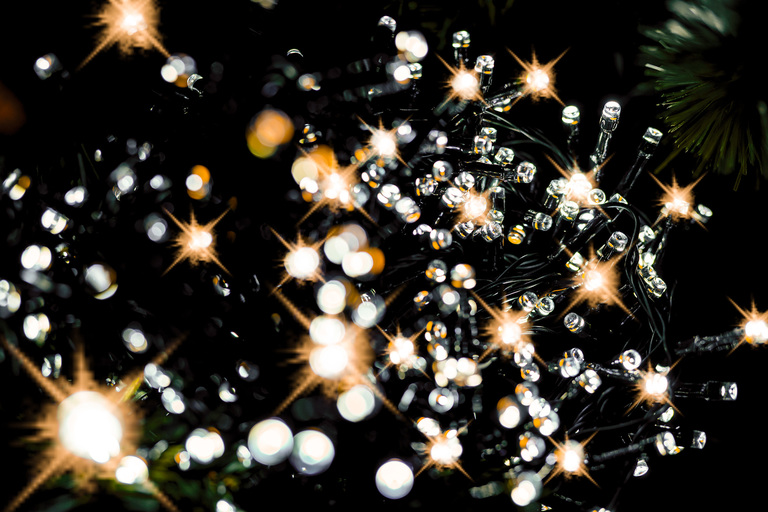 Boże Narodzenie - Lampki Choinkowe 100 LED Premium Białe Ciepłe FLESZ (2)