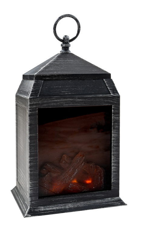 Boże Narodzenie - Latarenka z Kominkiem 3LED EUROHIT 27cm (2)