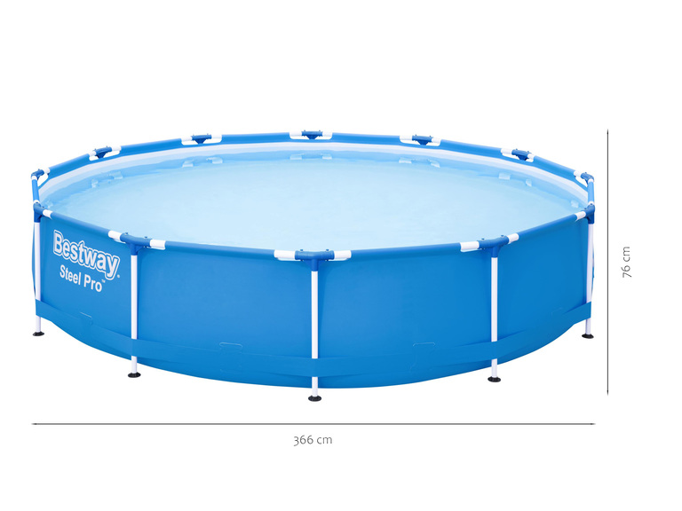 Baseny stelażowe - Basen Ogrodowy Bestway stelażowy 366cm x 76cm (8)