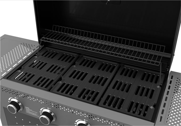 Grille - Grill Ogrodowy Gazowy Klaudia 10KW  4palniki Corciano wózek (5) Grille - Grill Ogrodowy Gazowy Klaudia 10KW  4palniki Corciano wózek (5)