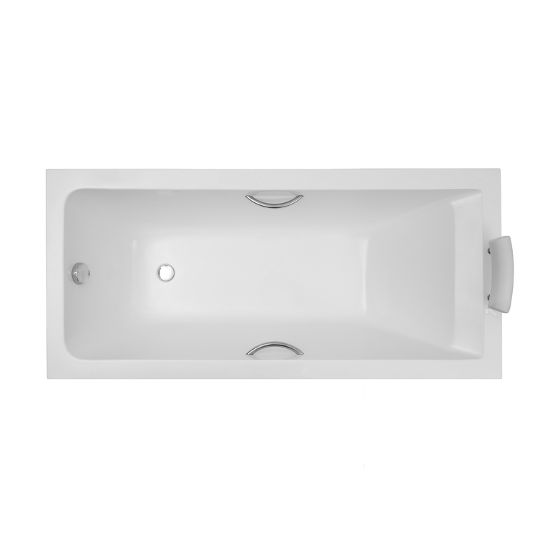 Wanny wolnostojące - Wanna biała NICOLE AKRYLOWA PRAWA/LEWA KOMPLET 160x70x52 (2)