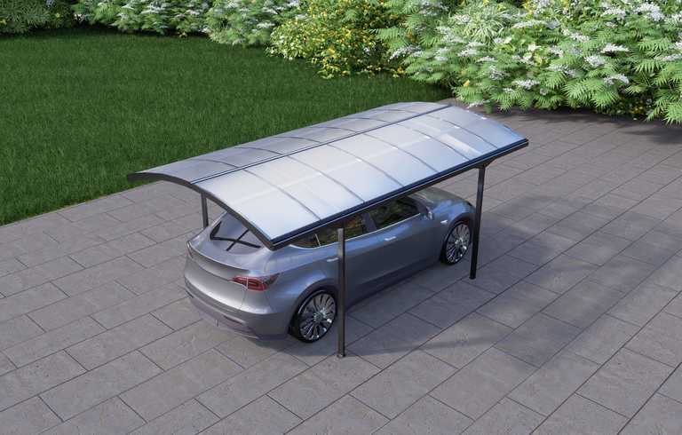 Domki / Garaże - Wiata Garażowa Carport Corciano 518 x 305 cm Aluminium poliwęglan  (4)