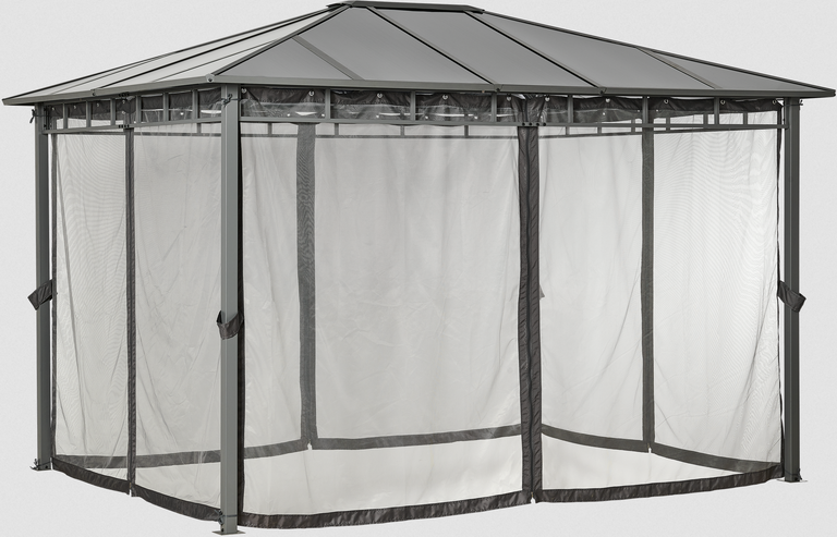 Pawilony ogrodowe - Pawilon Ogrodowy Aurora 300x360x260cm Wiata ogrodowa Corciano  (4)