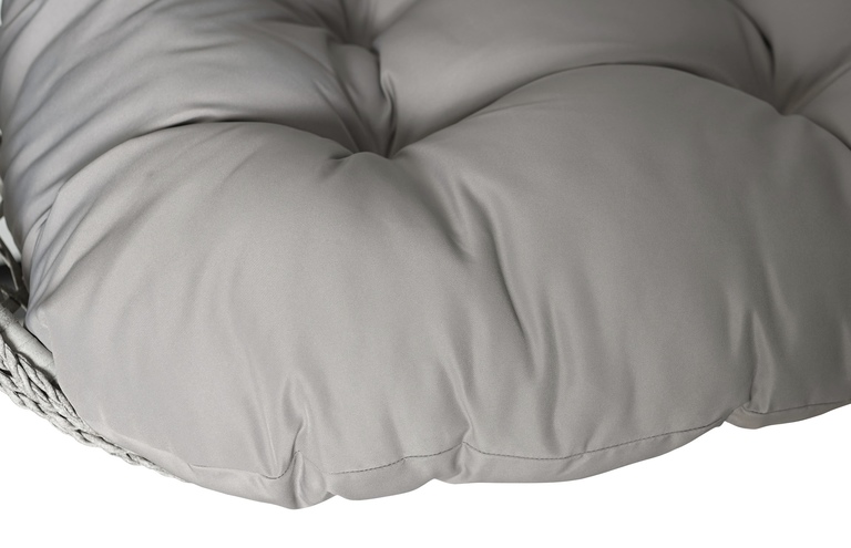 Fotele wiszące - Fotel wiszący kokon Rosa PREMIUM osobowy KOSZ HUŚTAWKA OGRODOWA   (5)