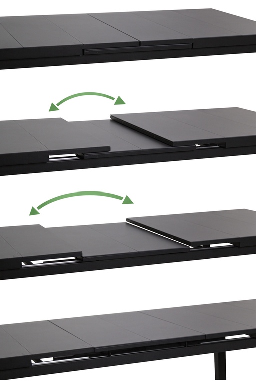 Zestawy ogrodowe - Zestaw ogrodowy PREMIUM, stół BOSTON z krzesłami BARCELONA 12 osobowy, 100 procent aluminium SZKŁO HARTOWANE (3)