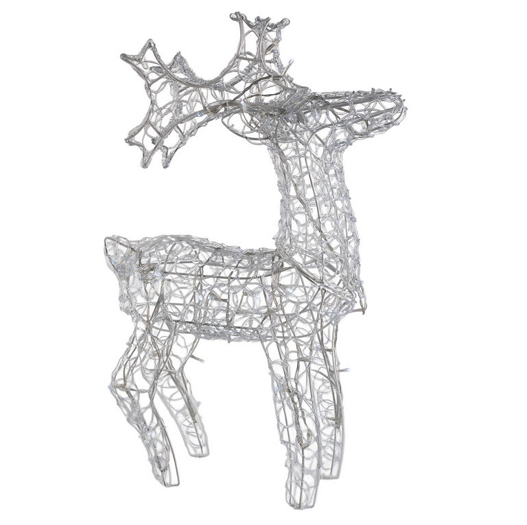 Boże Narodzenie - Renifer akrylowy 50 LED wymiary 44x14*x3, do użytku zewnętrznego (4)