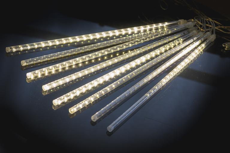 Lampki choinkowe - Lampki Meteory Zewnętrzne 250LED 5M Białe Ciepłe CH36 EUROHIT Christmas (2)