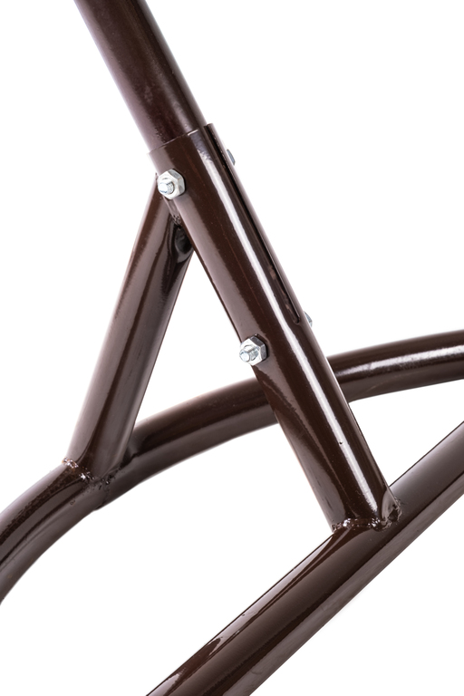 Fotele wiszące - Fotel Wiszący do OGRODU Dalia BRĄZ Kokon Huśtawka Wolnostojący (2)