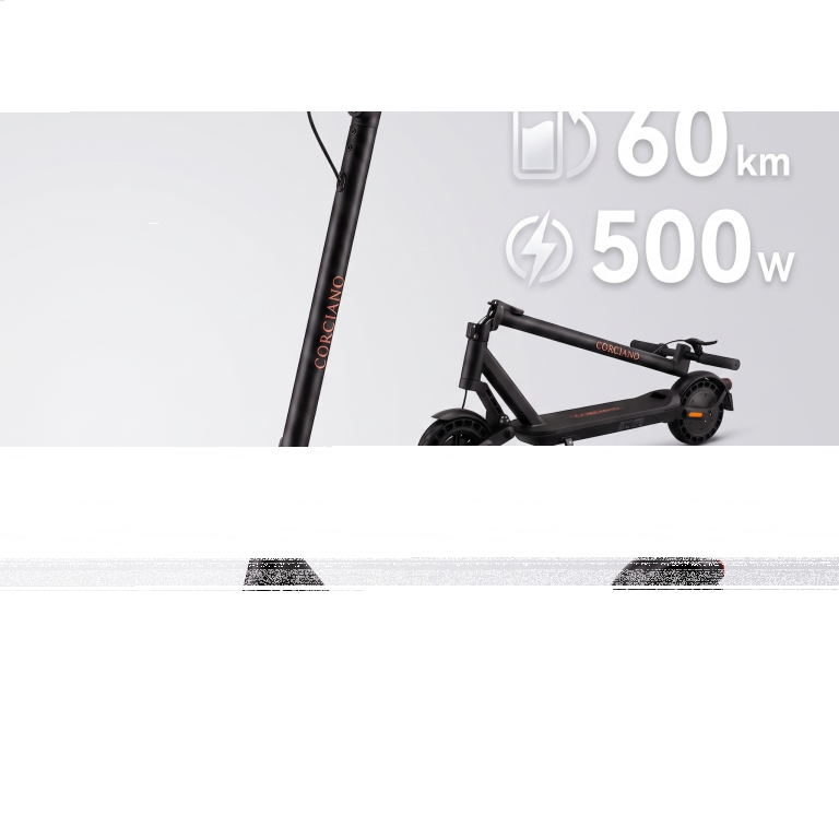 Hulajnogi elektryczne - Hulajnoga Elektryczna CORCIANO F13 – 500W (4)