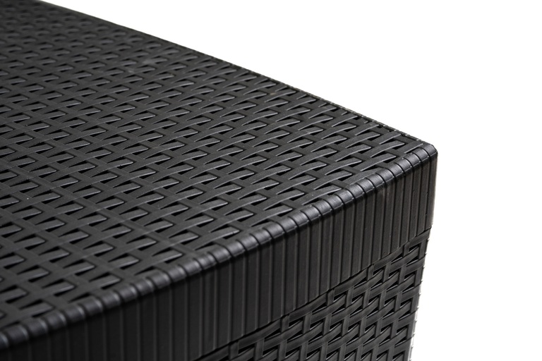 Zestawy ogrodowe - Zestaw Ogrodowy Paradiso Sofa stolik 2 fotele Antracyt (12) Zestawy ogrodowe - Zestaw Ogrodowy Paradiso Sofa stolik 2 fotele Antracyt (12)