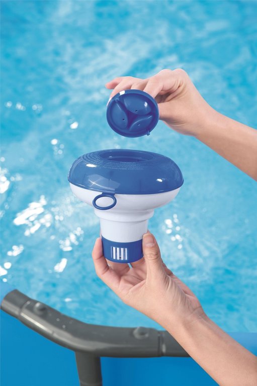 Ogród - Bestway Pływający Dyspenser 58210 5szt. ZESTAW (3)