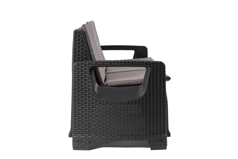 Zestawy ogrodowe - Zestaw Mebli Ogrodowych NAPOLI MIDI 8 Antracyt (3)