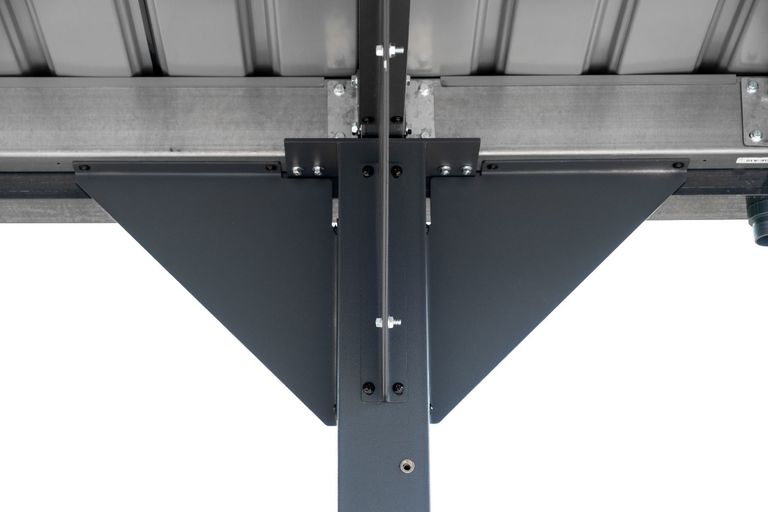 Domki / Garaże - Wiata samochodowa Carport 540 x 285 x 230 cm Garaż samochodowy (2)