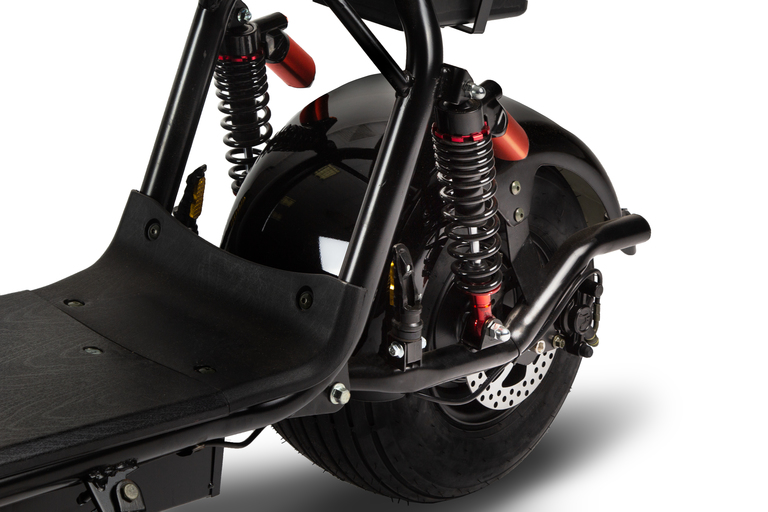 Skutery - Skuter elektryczny Hulajnoga czarna (3)