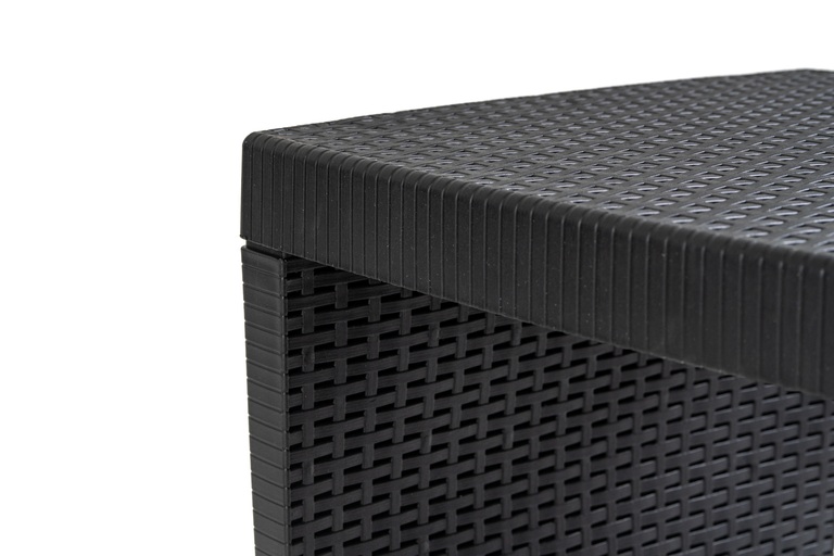 Zestawy ogrodowe - Zestaw Ogrodowy Paradiso Sofa stolik 2 fotele Antracyt (11) Zestawy ogrodowe - Zestaw Ogrodowy Paradiso Sofa stolik 2 fotele Antracyt (11)