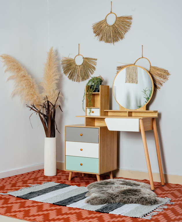 Toaletki - Toaletka Kosmetyczna Comfort z lustrem (10)