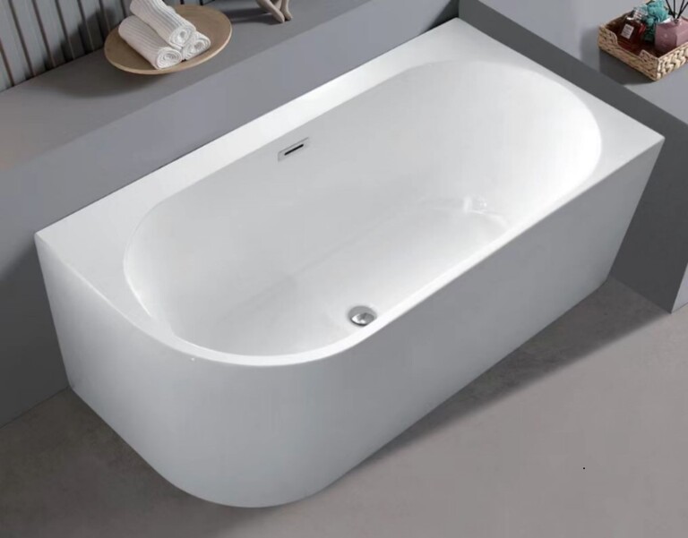 Wanny wolnostojące - Wanna wolnostojąca przyścienna NAROŻNA PULA PRAWA 170 x 75 x 58 cm biała system przelewowy centralny (13) Wanny wolnostojące - Wanna wolnostojąca przyścienna NAROŻNA PULA PRAWA 170 x 75 x 58 cm biała system przelewowy centralny (13)