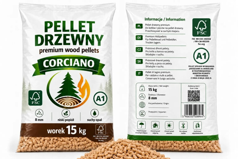 Pellet - Pellet drzewny Corciano Opał zimowy Paleta 975kg  (8)