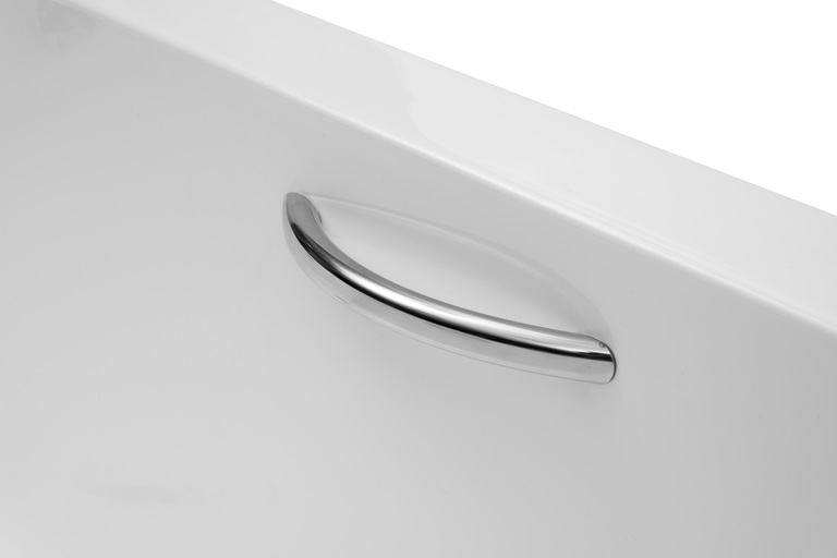 Wanny wolnostojące - Wanna biała NICOLE AKRYLOWA PRAWA/LEWA KOMPLET 160x70x52 (5)