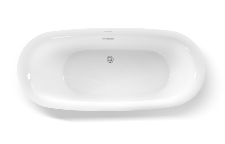 Wanny wolnostojące - Wanna Wolnostojąca akrylowa Fin 170 x 75 cm (4)