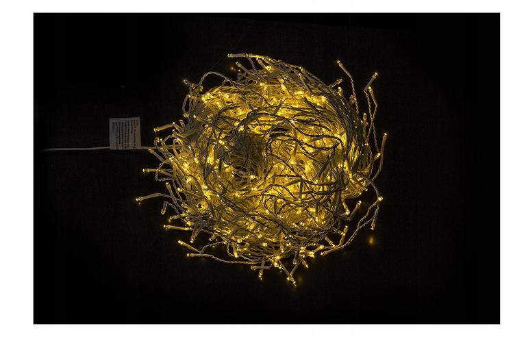 Lampki choinkowe - Sople 150 LED 10 % efekt  FLESH  dodatkowe gniazdo (4)