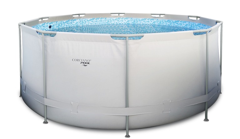 Baseny stelażowe - Basen Ogrodowy Corciano 360 x 122 cm Pompa drabinka + Pokrywa (3)