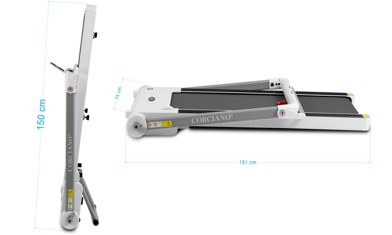 Bieżnie elektryczne - Bieżnia Elektryczna domowa Składana  CORCIANO NOJA  (12)