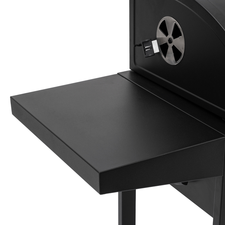 Grille - Grill ogrodowy węglowy ruszt żeliwny wózek ANGUL  SMART  (5)